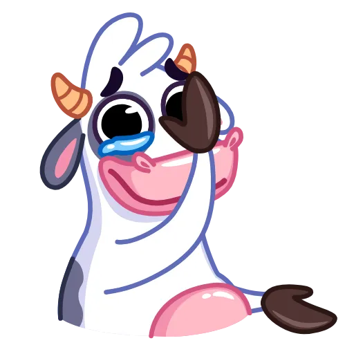 Стикер 47 Cow - корова