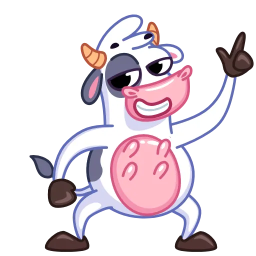 Стикер 34 Cow - корова