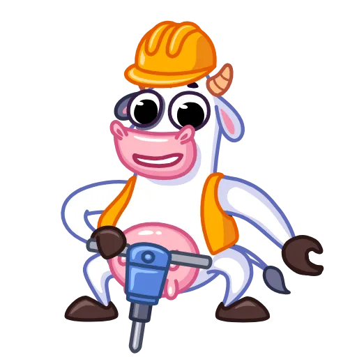 Стикер 46 Cow - корова