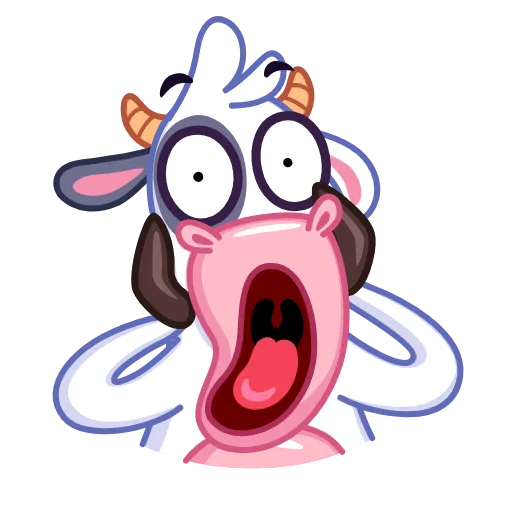 Стикер 4 Cow - корова