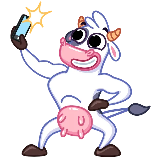 Стикер 19 Cow - корова