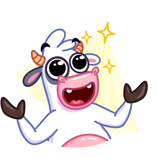 Стикер 24 Cow - корова