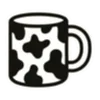 Стикер 12 Cow Print