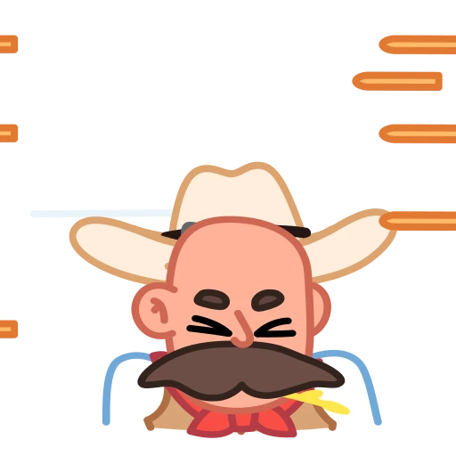 😱 Стикер «Cowboy» для Telegram