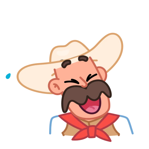 Стикерпак Cowboy для Telegram