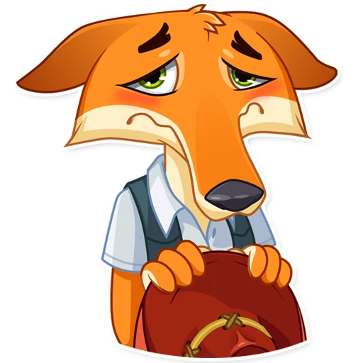 😞 Стикер «Cowboy Fox» для Telegram