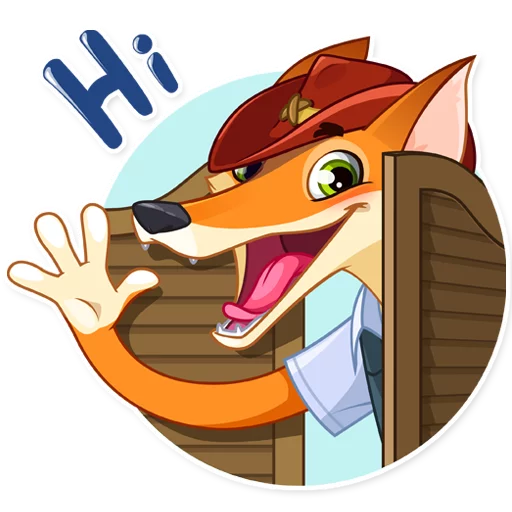 👋 Стикер «Cowboy Fox» для Telegram