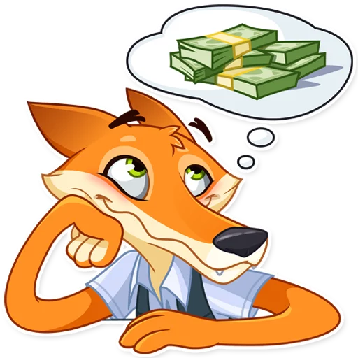 💵 Стикер «Cowboy Fox» для Telegram