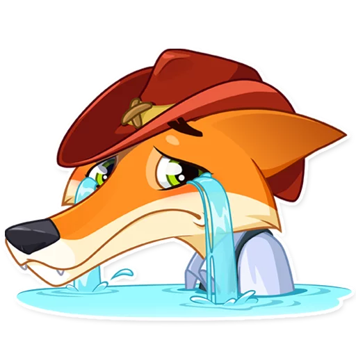 😭 Стикер «Cowboy Fox» для Telegram