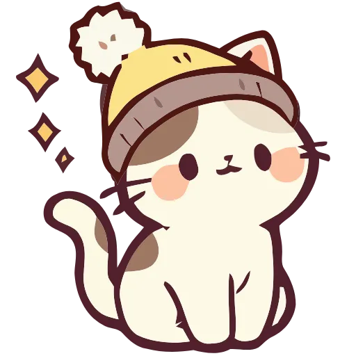 Стикер 9 Cozy Cats