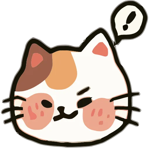 Стикер 43 Cozy Cats