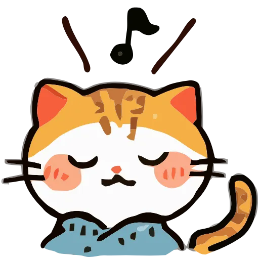 Стикер 48 Cozy Cats