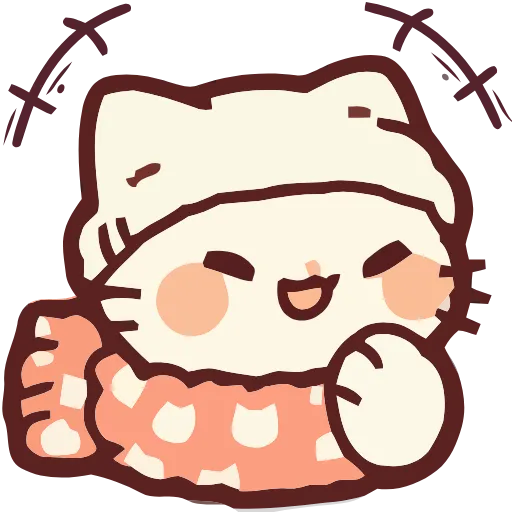 Стикер 36 Cozy Cats