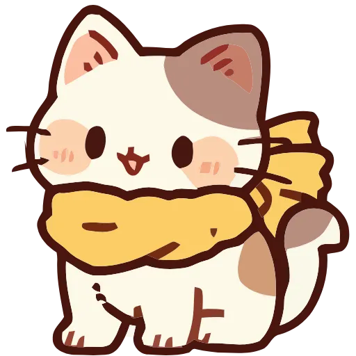 Стикер 18 Cozy Cats