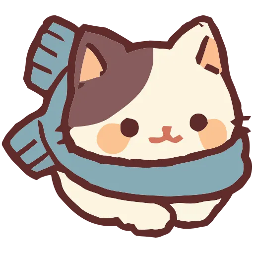 Стикер 4 Cozy Cats