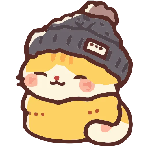 Стикер 37 Cozy Cats