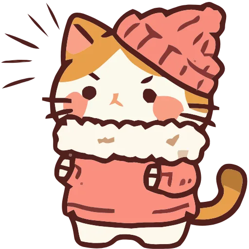 Стикер 22 Cozy Cats