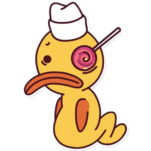 😣 Стикер «Кря (Капитан Кракен / Captain Kraken)» для Telegram
