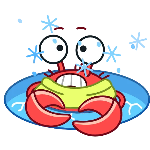 🥶 Эмодзи «Краб Рэдик» для Telegram