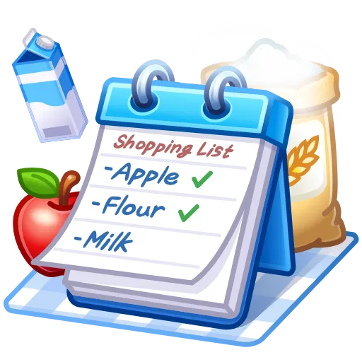 📆 Стикер «Crafts Desk Calendar» для Telegram