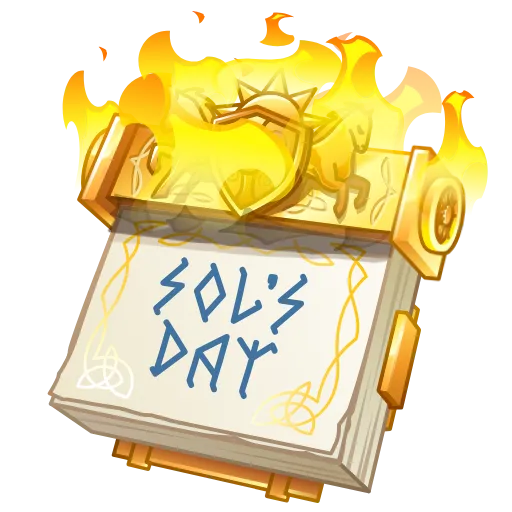 📆 Стикер «Crafts Desk Calendar» для Telegram