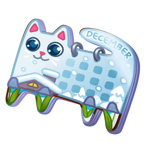 📆 Стикер «Crafts Desk Calendar» для Telegram
