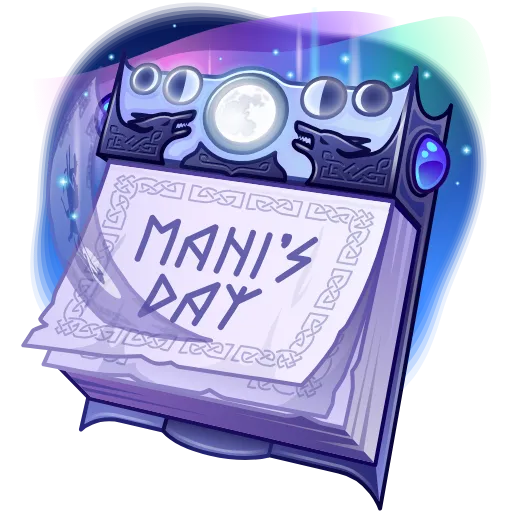 📆 Стикер «Crafts Desk Calendar» для Telegram
