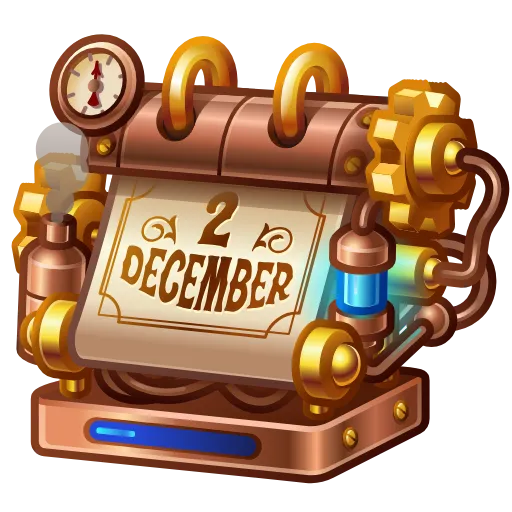 📆 Стикер «Crafts Desk Calendar» для Telegram