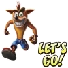Стикер 18 Crash Bandicoot N