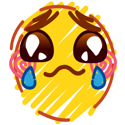 Стикер 6 Crayons Emoji