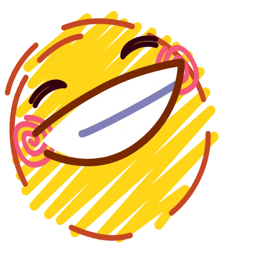 Стикер 3 Crayons Emoji
