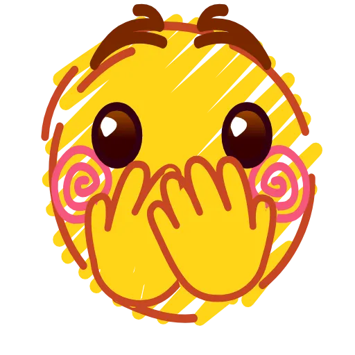 Стикер 53 Crayons Emoji