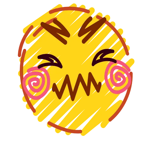 Стикер 36 Crayons Emoji
