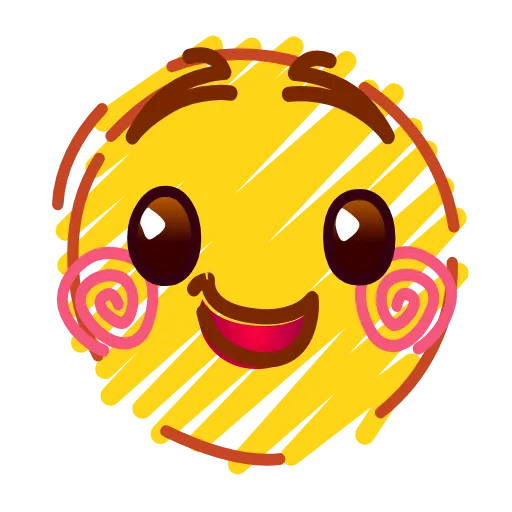 Стикер 16 Crayons Emoji
