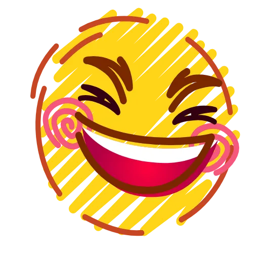 Стикер 5 Crayons Emoji