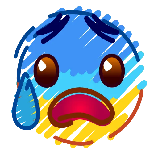 Стикер 49 Crayons Emoji