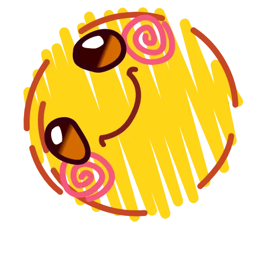 Стикер 14 Crayons Emoji