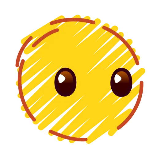 Стикер 60 Crayons Emoji