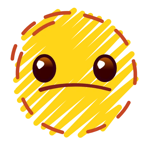 Стикер 61 Crayons Emoji