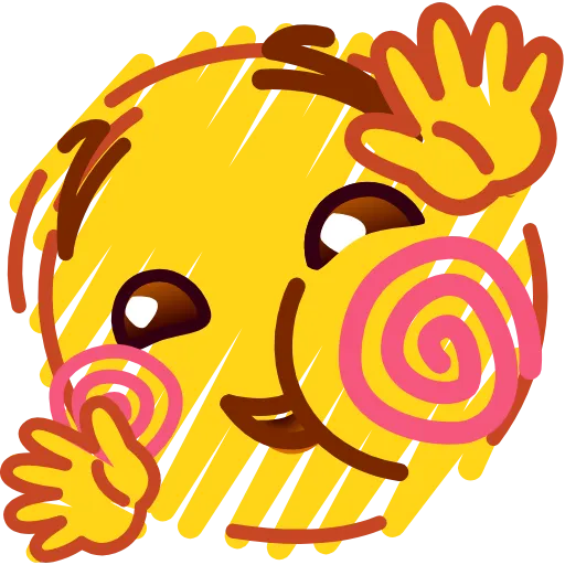Стикер 51 Crayons Emoji