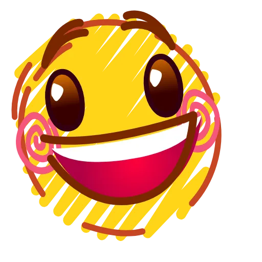 Стикер 2 Crayons Emoji