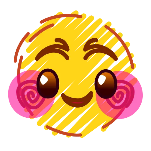 Стикер 10 Crayons Emoji