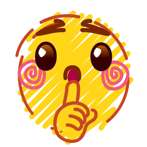 Стикер 57 Crayons Emoji