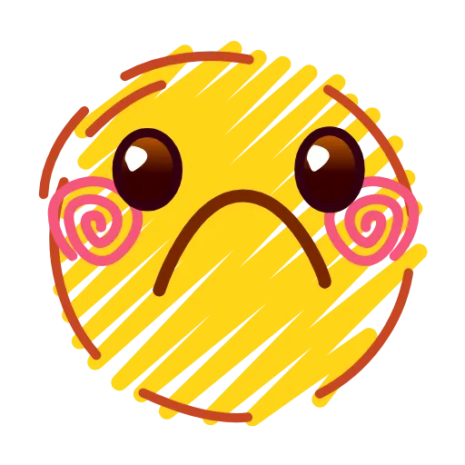 Стикер 34 Crayons Emoji