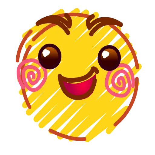 Стикер 15 Crayons Emoji