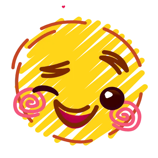 Стикер 18 Crayons Emoji