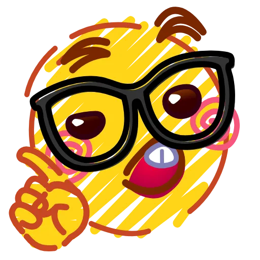 Стикер 25 Crayons Emoji