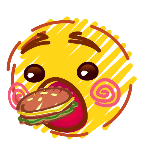 Стикер 20 Crayons Emoji