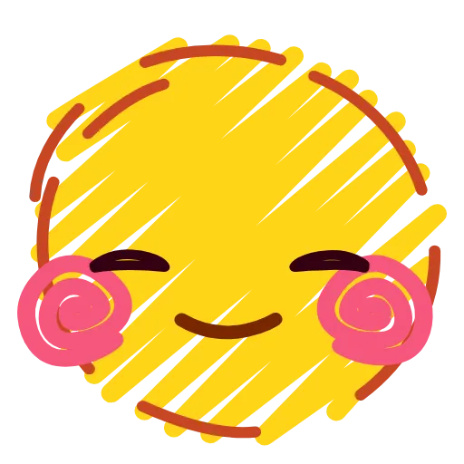 Стикер 12 Crayons Emoji