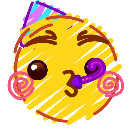 Стикер 29 Crayons Emoji